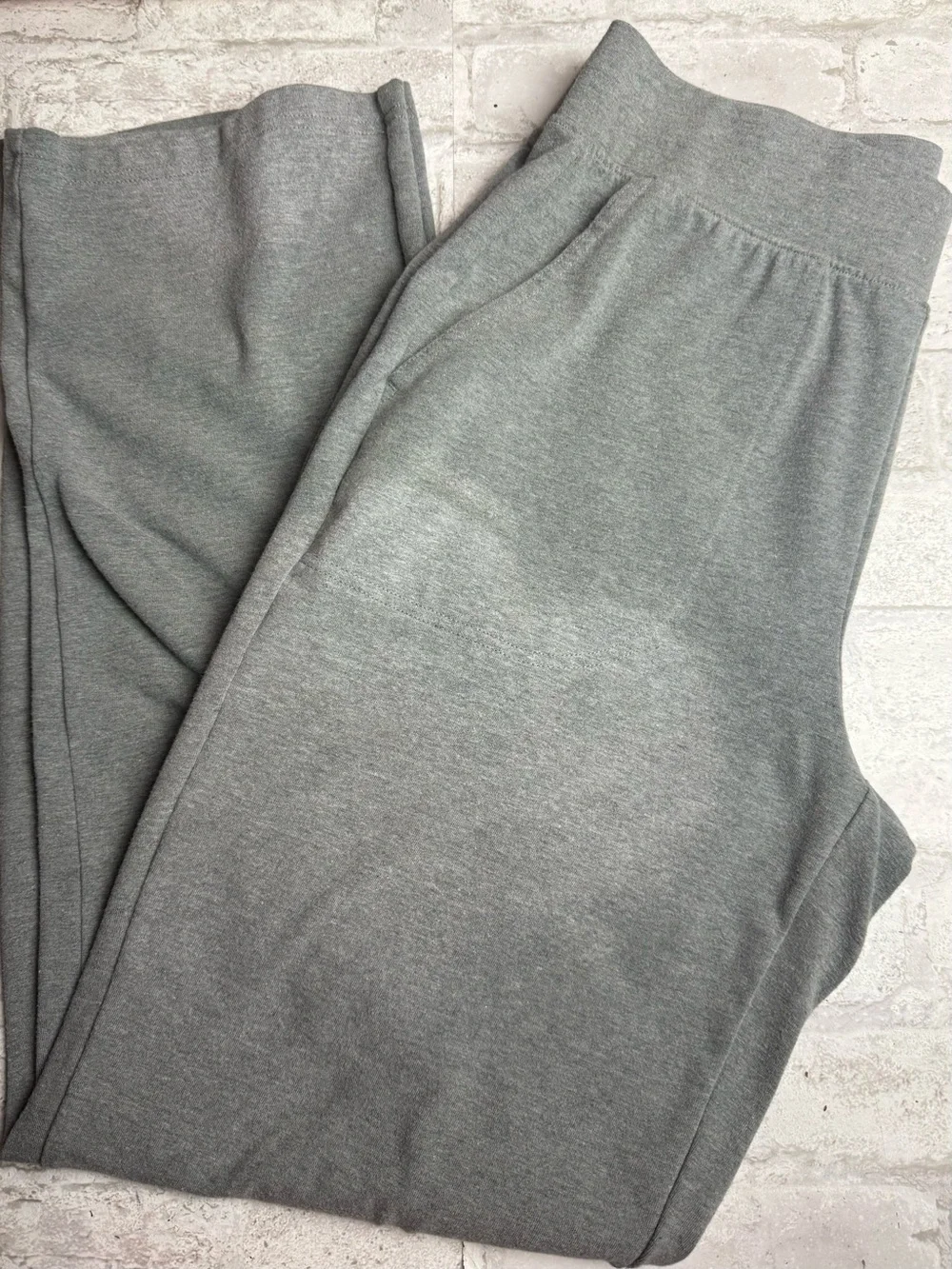 Croft & Barrow Pants Womens S Gray Knit Pull On Lounge Pockets Solid 😍